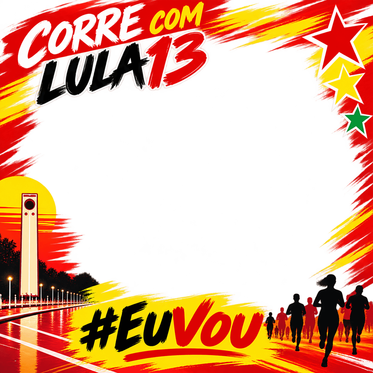 Moldura de Corre com Lula
